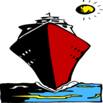 Cruise Ship 09 Clip Art