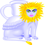 Sphinx Creature 1 Clip Art