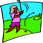 Golfer 105 Clip Art