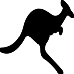 Kangaroo 6 Clip Art