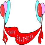 Happy Birthday 18 Clip Art