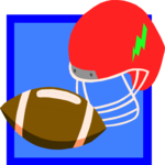 Ball & Helmet 1 Clip Art