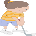 Golfer 079 Clip Art