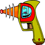 Space Gun - Small Clip Art