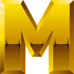 Gold  Normal M Clip Art