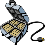 Waffle Iron 3 Clip Art