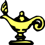 Oil Lamp 06 Clip Art