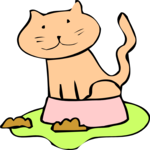 Cat Sitting 3 Clip Art