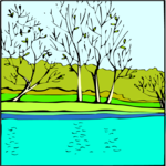 Lake 05 Clip Art