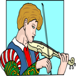 Violinist 22 Clip Art