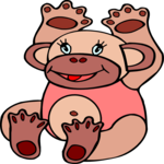 Monkey 07 Clip Art