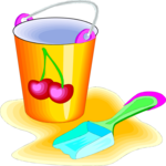 Sand Pail & Shovel 10 Clip Art