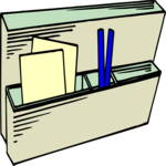 Desktop Organizer 2 Clip Art