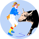 Rodeo Clown 2 Clip Art