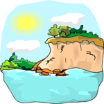 Sandy Cliffs Clip Art