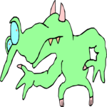 Mutant Creature 149 Clip Art