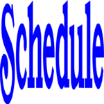 Schedule Clip Art