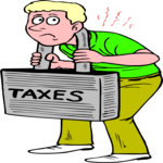 Tax Burden 2 Clip Art