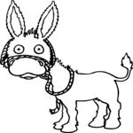 Donkey 02 Clip Art