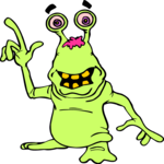 Space Alien 150 Clip Art