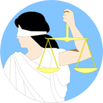 Blind Justice 1 Clip Art