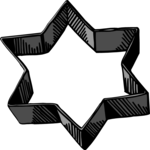 Cookie Cutter - Star 1 Clip Art