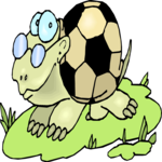 Soccer - Tortoise 2 Clip Art