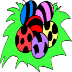 Easter Eggs 11 Clip Art