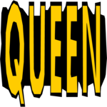 Queen - Title Clip Art