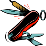 Pocket Knife 4 Clip Art