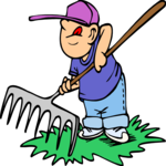 Raking 1 Clip Art