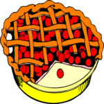 Pie - Cherry 1 Clip Art