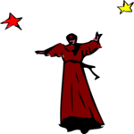 Monk 03 Clip Art