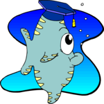 Fish - Graduate Clip Art