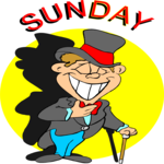 Kids - 1 Sunday Clip Art