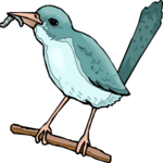 Bird Perched 33 Clip Art