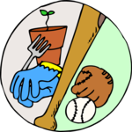 Baseball Equipment 3 Clip Art