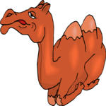 Camel Resting Clip Art