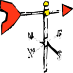 Weather Vane 02 Clip Art