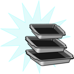 Baking Pans 2 Clip Art