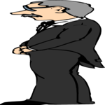 Man in Tux 2 Clip Art