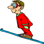 Ski Jump 6 Clip Art