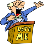 Speech - Vote Me 2 Clip Art