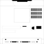 Macintosh - Rear View 2 Clip Art