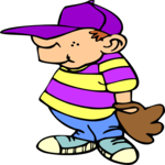 Baseball - Player 41 Clip Art