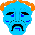 Mask - Tragedy 3 Clip Art