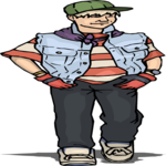 Boy Standing 6 Clip Art