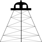 Oil Rig Tower 1 Clip Art
