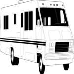 RV Self-Contained 4 Clip Art