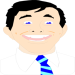 Man Smiling 1 Clip Art